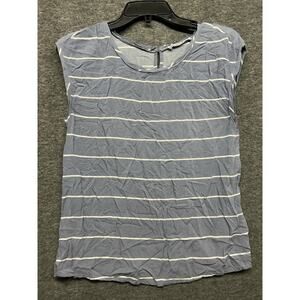 ABERCROMBIE & FITCH Blue‎ Striped Woman’s Sleeveless Stop Size Small Lightweight